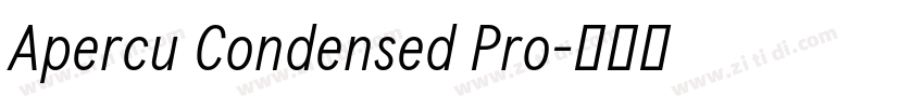 Apercu Condensed Pro字体转换